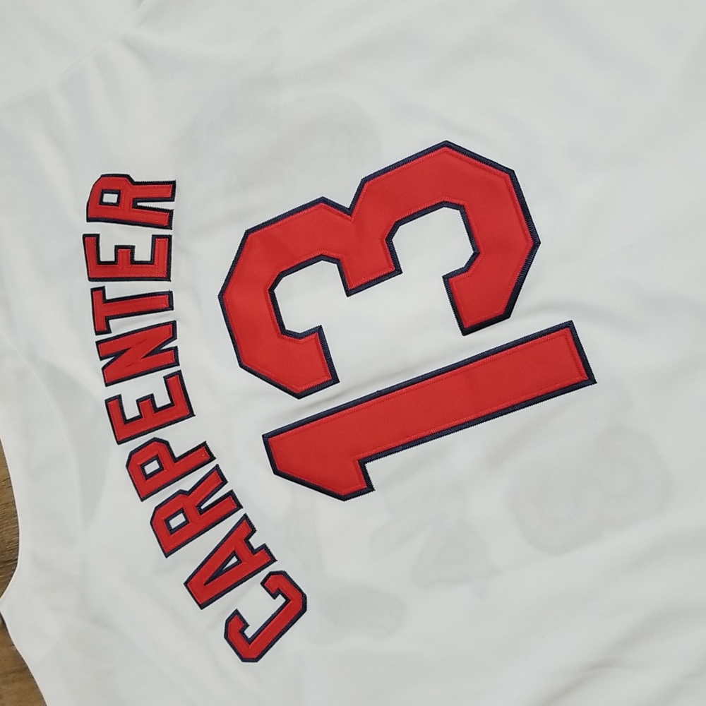 Matt Carpenter Cardinals World Series Mens XL Stitched New - Picture 10 of 12